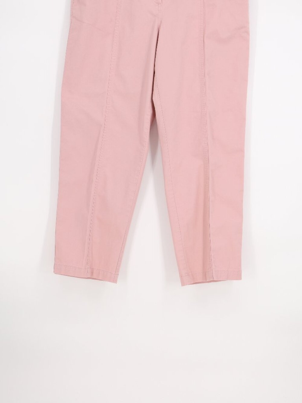 ANN TAYLOR Weekend Seamed Straight Ankle Pant in Dusty Pink Size 12 - Picture 5 of 8